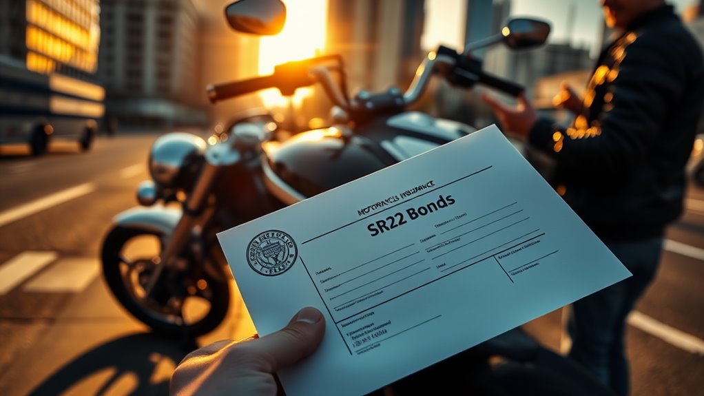 sr22 bond for motorcycles