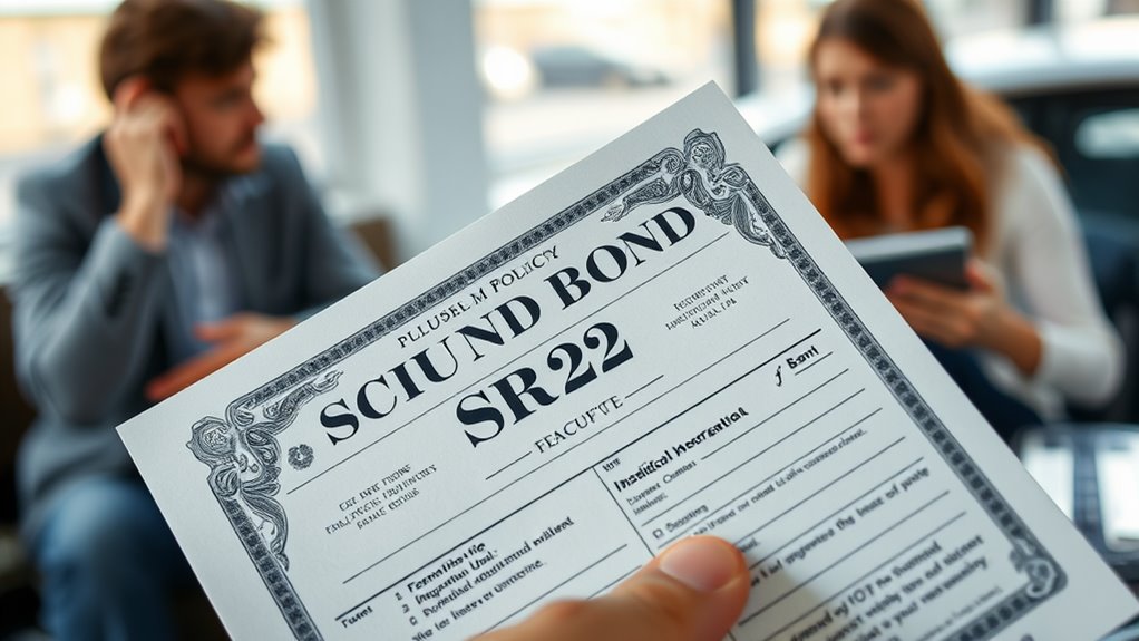 sr22 bonds equate insurance